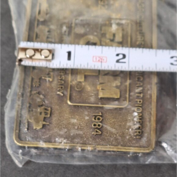 New 1984 Farm OYL 55th Anniversary Agricultures Lubricant Pioneer Belt Buckle - Picture 5 of 8